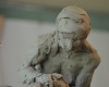 Clay maquette, 1/5 size