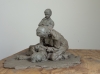 Clay maquette, 1/5 size