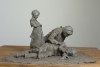 Clay maquette, 1/5 size